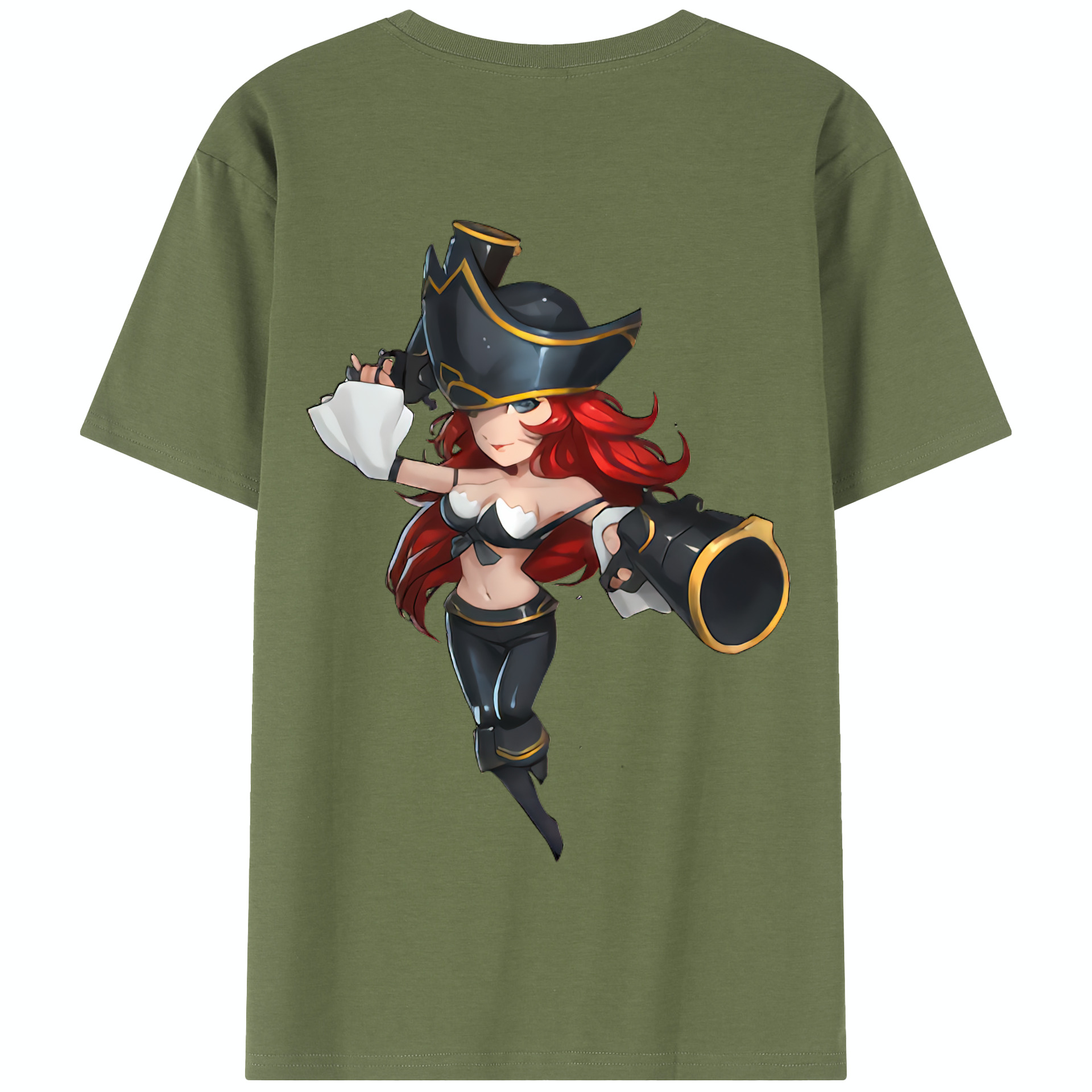 リーグ・オブ・レジェンド League of Legends LOL 綿100％半袖Tシャツ（背面プリント）